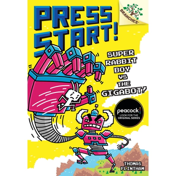 Press Start! Super Rabbit Boy vs. the Gigabot!: A Branches Book (Press Start! #16), (Hardcover)
