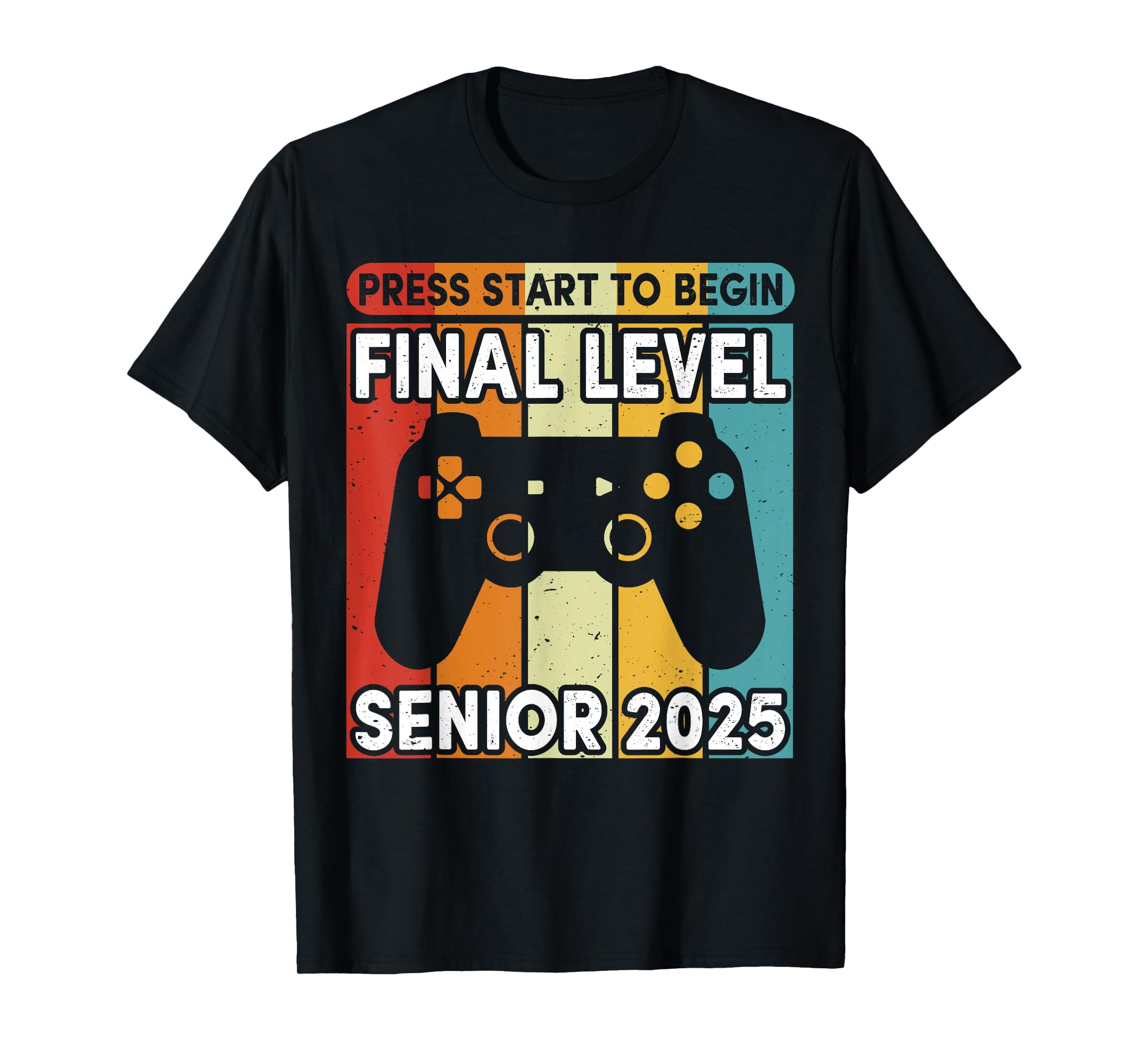 Press Start To Begin Final Level Senior 2025 Graduation 2025 TShirt