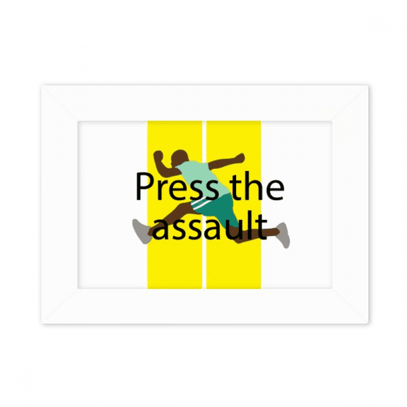 Press The Assault Art Deco Fashion Photo Mount Frame Picture Art Painting Desktop 5x7 inch