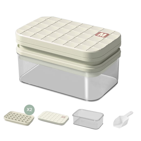 Press-Type Frozen Tray, 28-Piece Frozen Shape Maker, 2-Layer Ice Mold, DIY Frozen Block Tray, Flexible Frozen Molds for Whiskey, Cocktails, Coffee