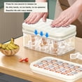 thumbnail image 1 of Press Type Ice Cube Tray with Lid and Bin, 28-Cavity One-Second Easy Release Silicone Ice Cube Maker Mold with Ice Storage Box & Scoop for Freezer Cocktail, 1 of 7