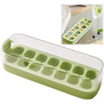 thumbnail image 1 of Press-Type Silicone Ice Cube Trays, Silicone Ice Cube Molds, Nugget Ice Tray, Nugget Ice Trays for Freezer, Ice Cube Tray Small Nugget Ice, 7/14/21-Ice Trays for Freezer (Green,14 grids), 1 of 5