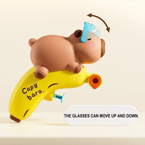Press Type Water Sprayer Toy, Mini Handheld Water Squirter With One Click Spray Function Cute Character Design, Portable Summer Water Toy Pool Beach Bath Party Accessory