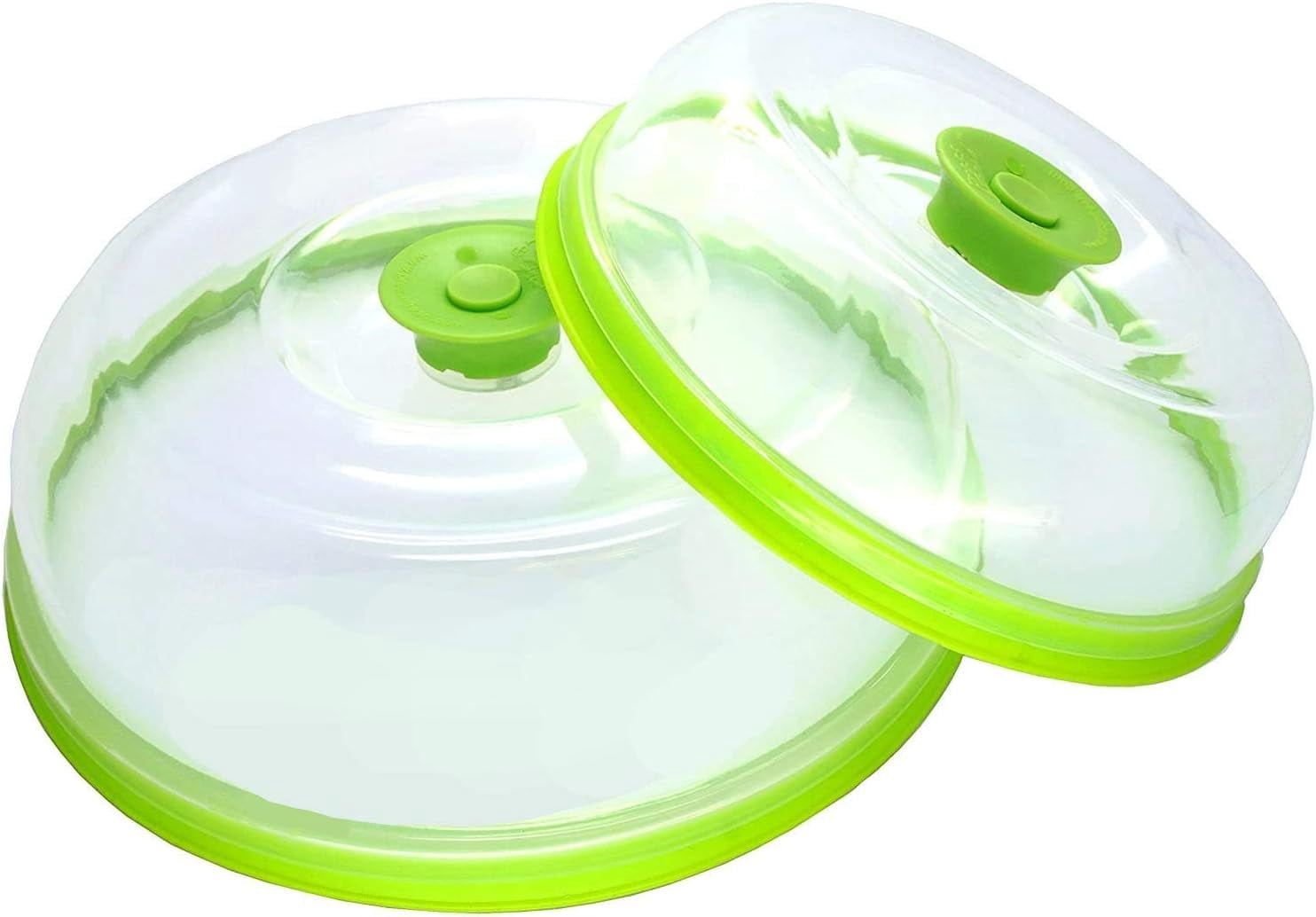 Press Uiversal Vacuum AirTight Food Sealer Cotaier Plate Platter Lid ...