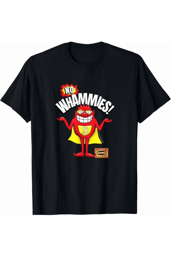 Press Your Luck No Whammies Funny Vintage Game Show Humorous Novelty Unisex T-Shirt, S-5XL