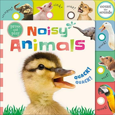 Pre-Owned Press and Play: Noisy Animals (Board book) 1465481478 9781465481474