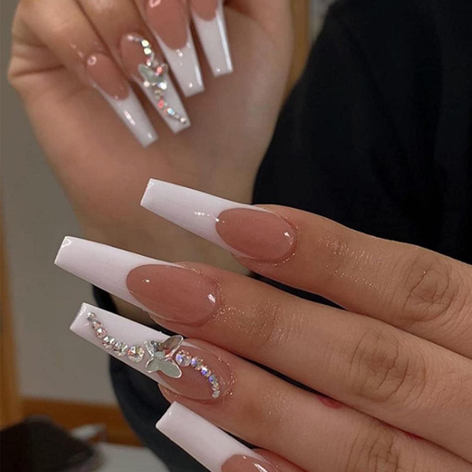 V Shaped French Tip Coffin