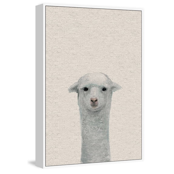 Press the Button Floater Framed Painting Print on Canvas