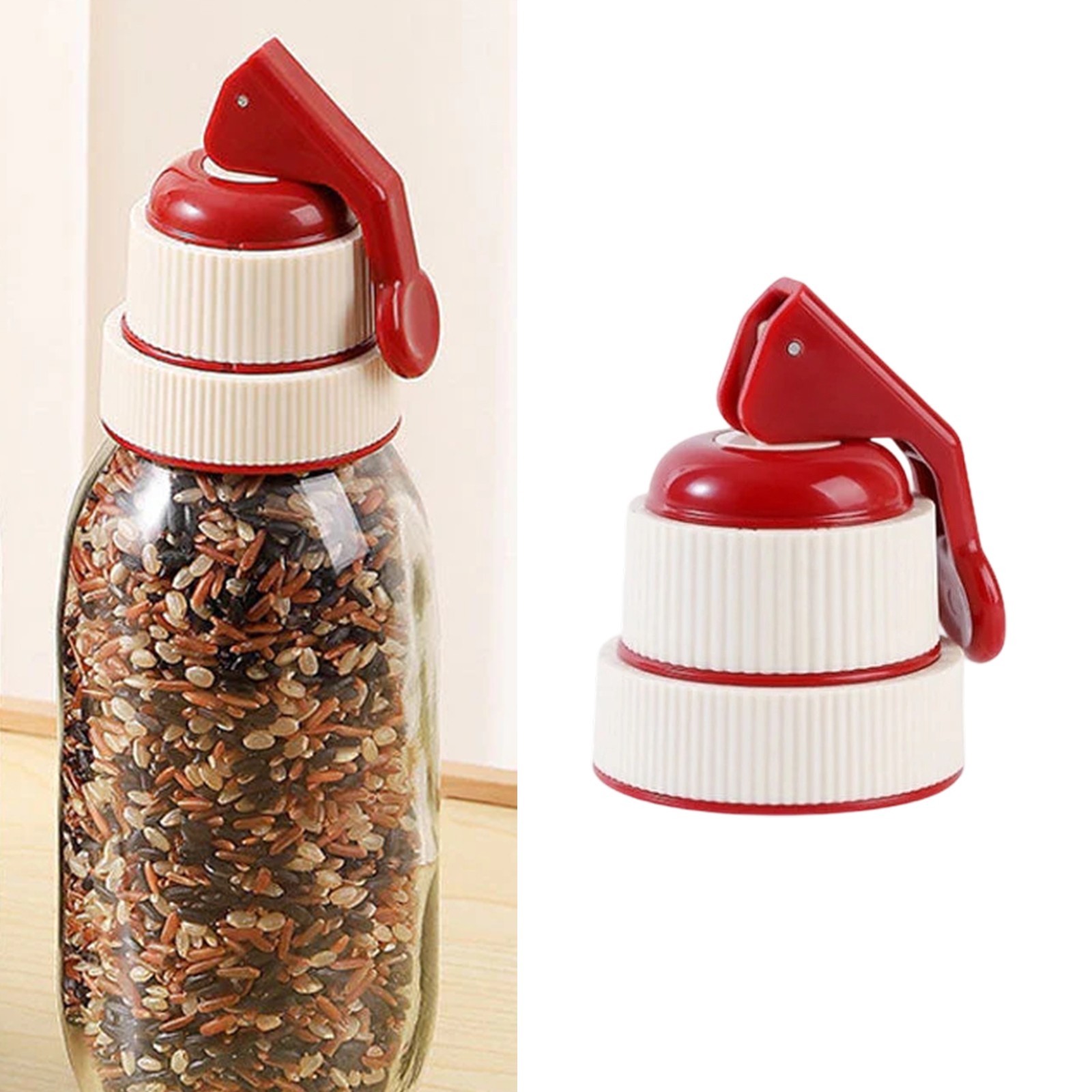 Press-to-Operate Wine Vacuum Stopper with Rotating Date Dial, Airtight ...