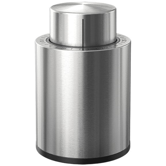 Press-type Stainless Steel Vacuum Pump Stoppers Wine Stopper with Time Markings