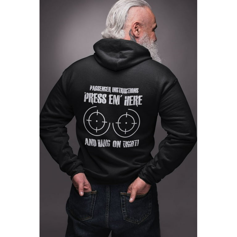 Press your Boobs Here and Hang on - Biker Funny T Shirts, Sweatshirts  Hoodys 