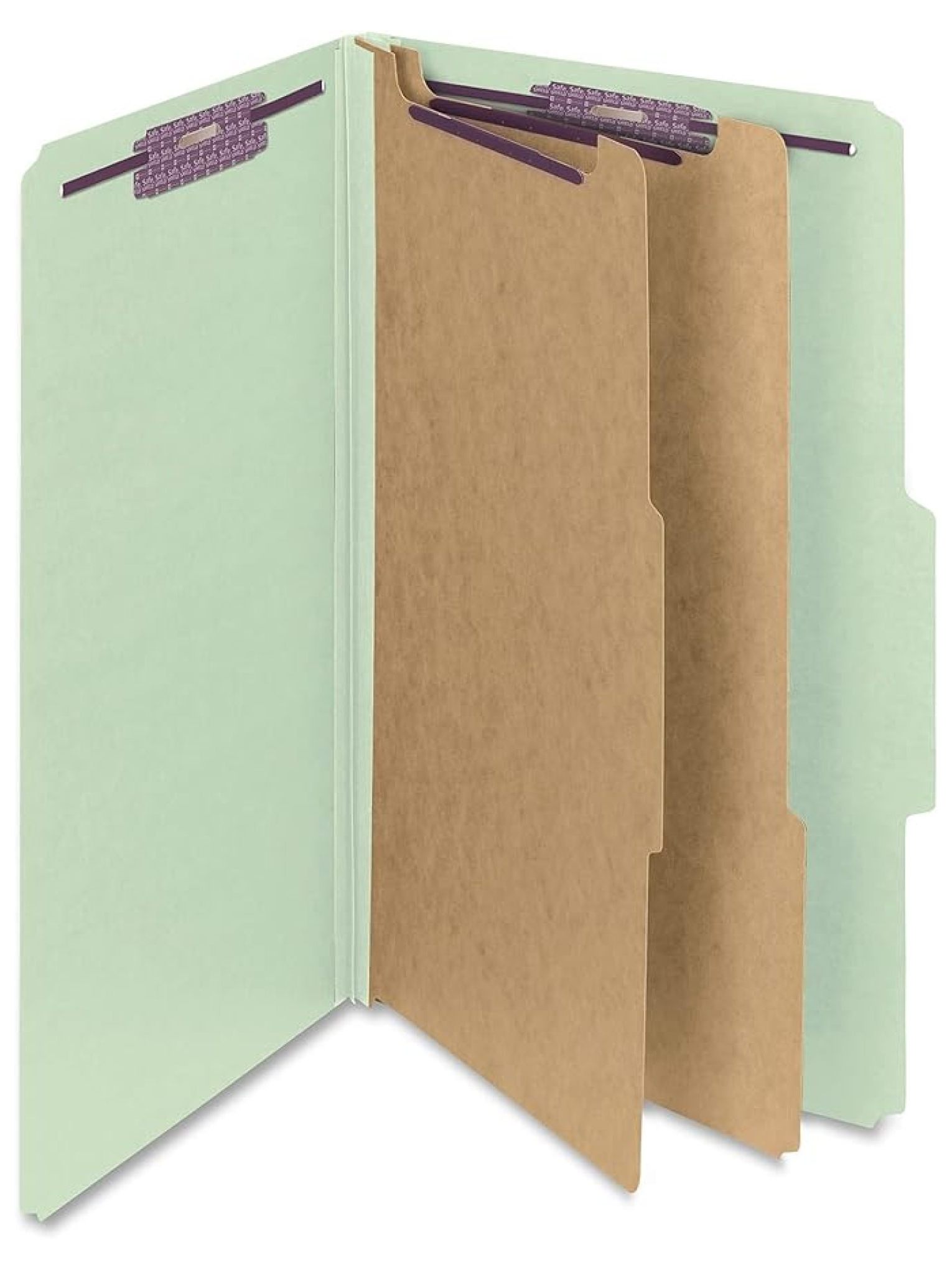 Classification File Folder Insert Pressboard Classification File Folder with SafeSHIELD Fasteners, 2 ...