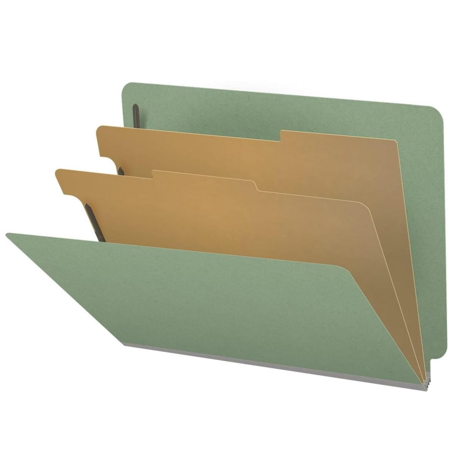 Pressboard Classification Folders, Full Cut End Tab, Letter Size, 2 ...