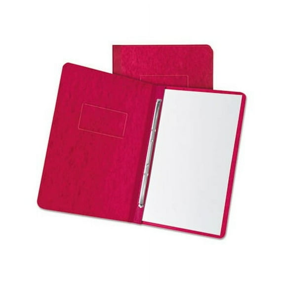 Pressboard Report Cover 2 Prong Fastener, Letter, 3" Capacity, Executive Red