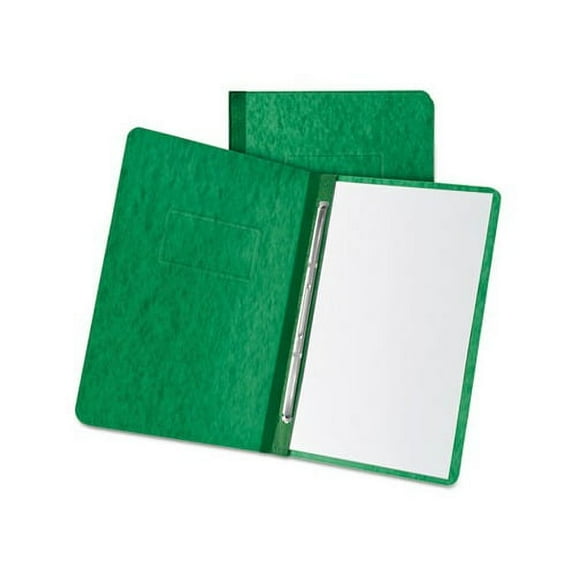 Pressboard Report Cover 2 Prong Fastner, Letter, 3" Capacity, Dark Green