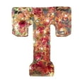 thumbnail image 1 of Pressed-Flower Resin Letter with LEDLight Floral Resin Mother's Night Light, 1 of 8