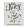 thumbnail image 1 of Pressed Flower Vintage Bath Canvas Wall Art, design by Lettered and Lined, 1 of 8