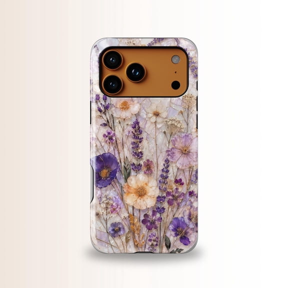 Pressed Flower Vintage Botanical Floral Design Phone Case 17 through 11 Pro Max