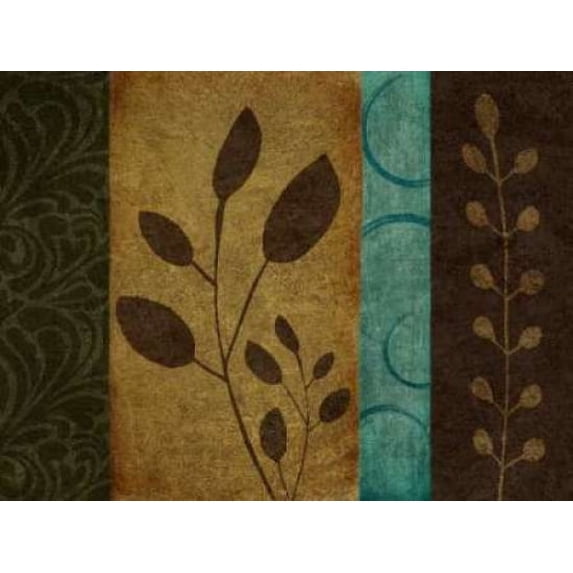 Pressed Leaves I Poster Print by Kristin Emery (24 x 18)