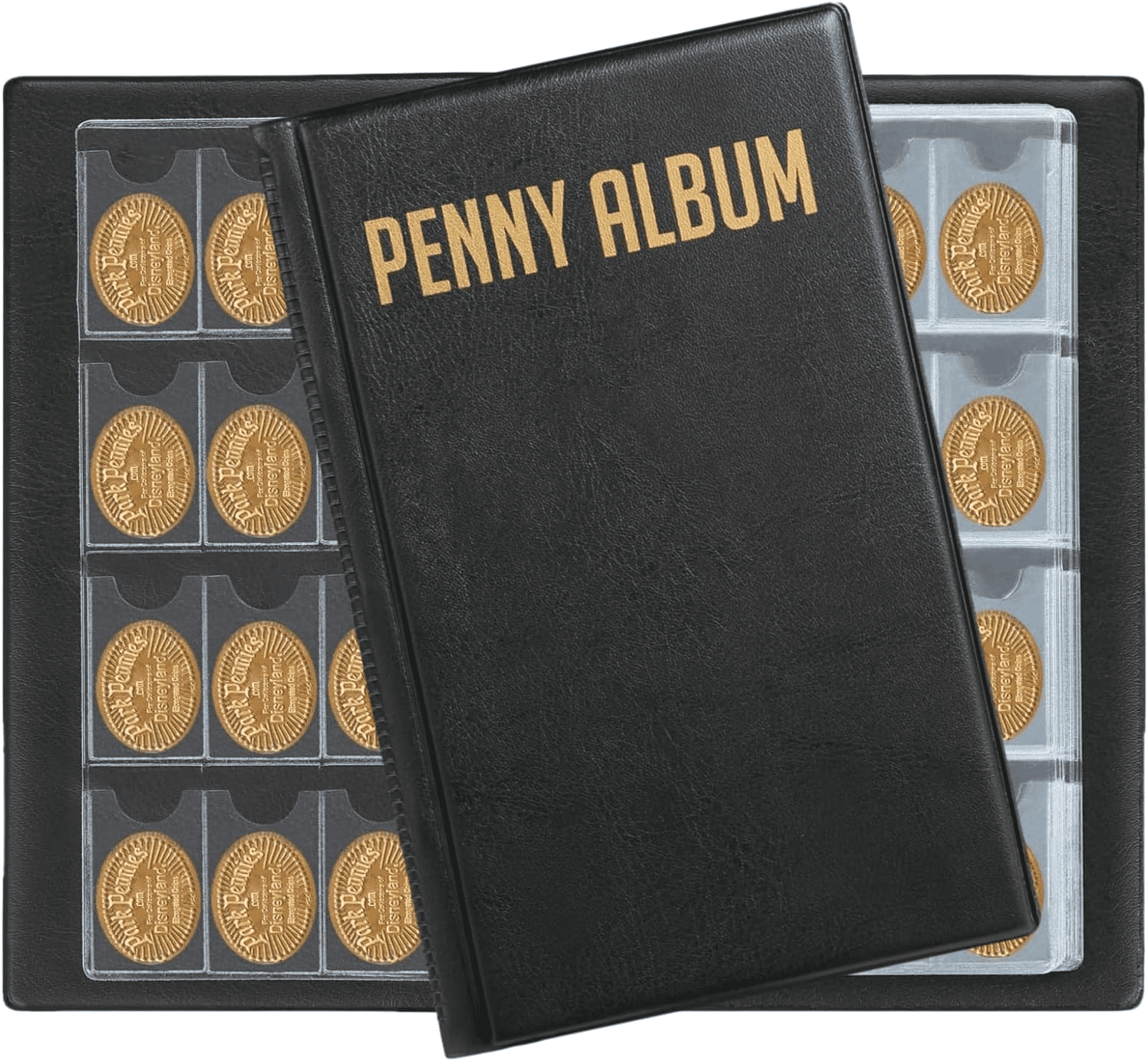 Pressed Penny Collection Book Album, Holds 108 Coins Holder Souvenir ...