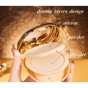 Makeup Compact with Double Pressed Powder
