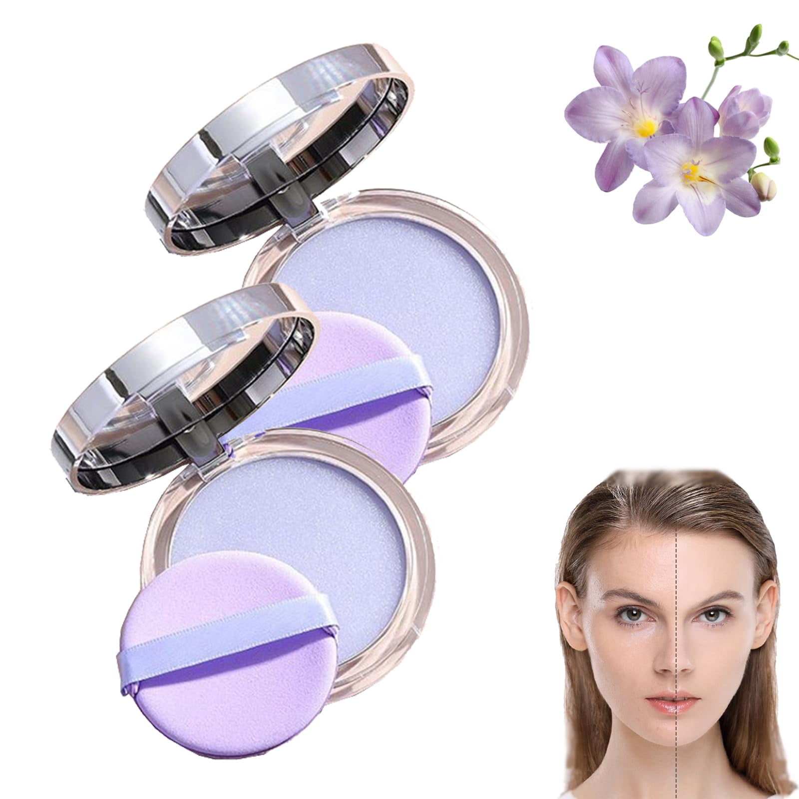 Pressed Setting Powder, Lasting Waterproof Makeup, Matte Wet And Dry ...