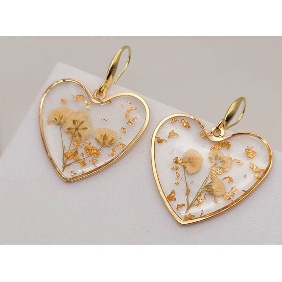 Pressed Wild Flower Earrings | Multi Flower Earrings | Resin Jewelry