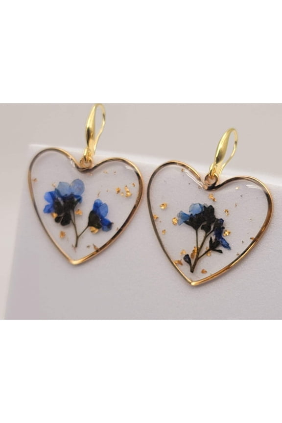 Pressed Wild Flower Earrings | Multi Flower Earrings | Resin Jewelry