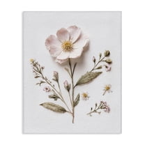 Pressed Wild Flowers Canvas Wall Art, design by Lettered and Lined