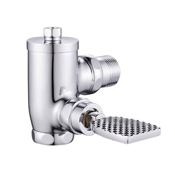 Pressing Type Flush Valves Foot Pedal Flush ValveBathroom Squat Pan Flush Valves Brass Toilet Flush Valves Enduring