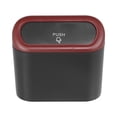 thumbnail image 1 of Pressing Type Trash Can Hanging Vehicle Garbage Dust Storage Box Portable Auto Interior Bin Accessories Red, 1 of 6