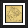 thumbnail image 1 of Pressler 12x12 Black Ornate Wood Framed with Double Matting Museum Art Print Titled - Wilson County Texas - Pressler 1866, 1 of 4
