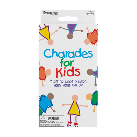 Pressman Charades for Kids: the Classic Game of Charades- Now Designed Especially for Kids