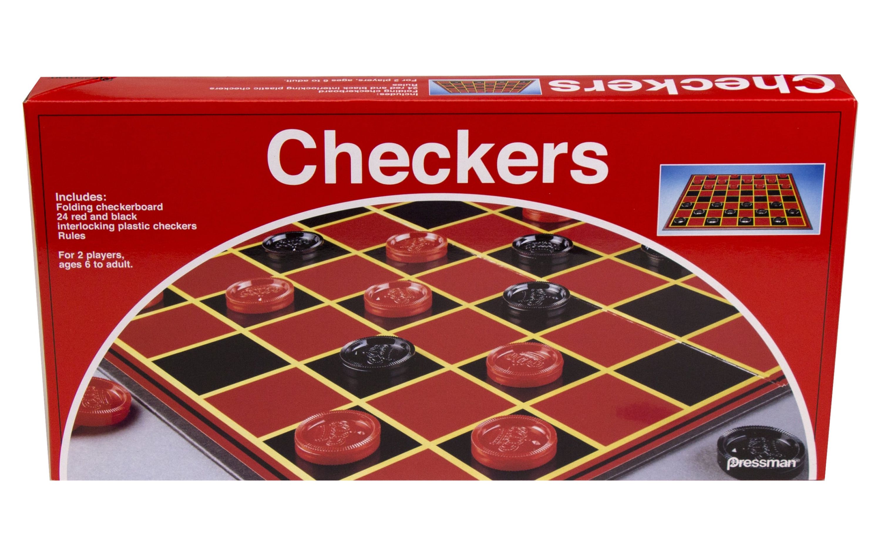 Pressman Checkers (Folding Board) - image 1 of 2