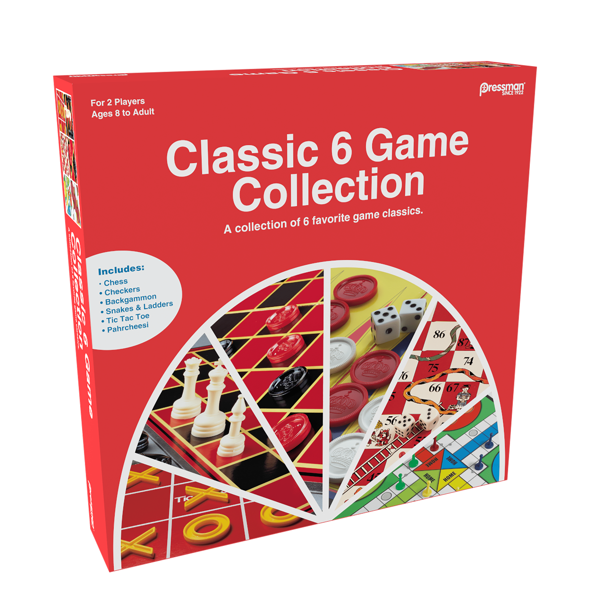 Pressman Classic 6 Game Collection