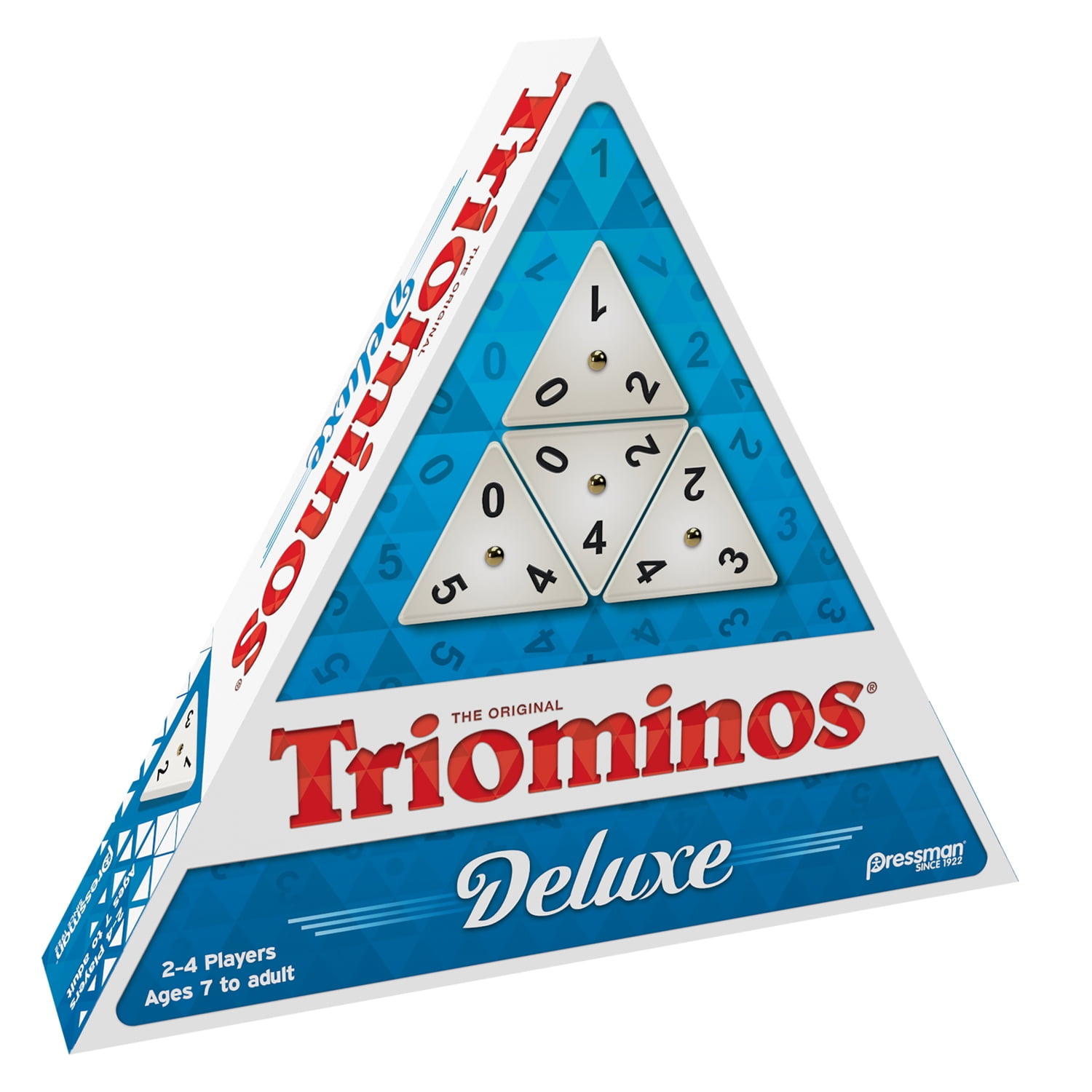 PRESSMAN TOYS Pressman Deluxe Tri-Ominos Game - The Domino Game With a Three-Sided Twist