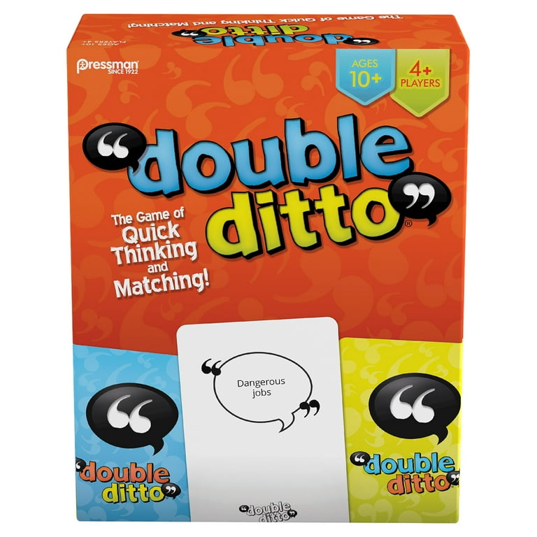 Pressman Games Double Ditto Original Board Game for Teens and