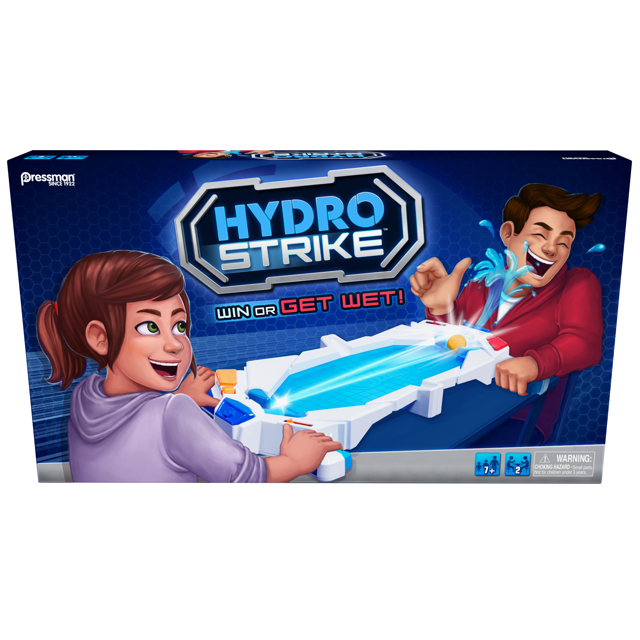 Pressman Hydro Strike Game FastPaced Pinball Action Sprays Water At
