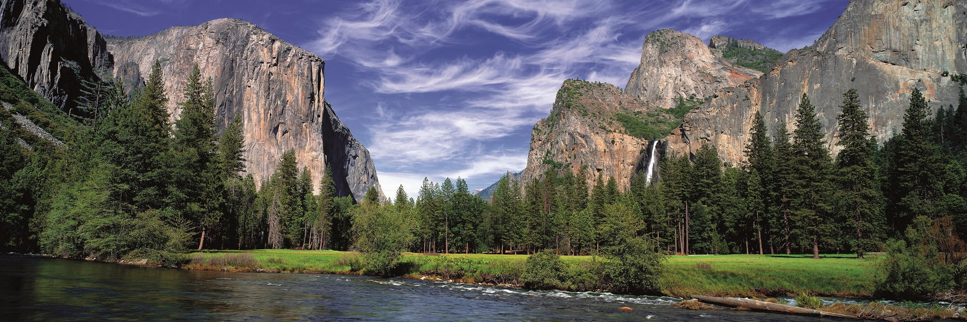 Pressman Images of America 504 Piece Jigsaw Puzzle - Bridal Veil Falls - Ken Duncan Panographs