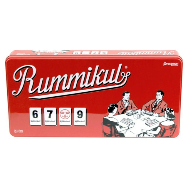 Pressman Rummikub Game in Beautiful Retro Tin the Original Rummy Tile