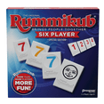 thumbnail interactive-video image 1 of Pressman Rummikub Six Player Edition - The Classic Rummy Tile Game - More Tiles And More Players For More Fun!, 1 of 6