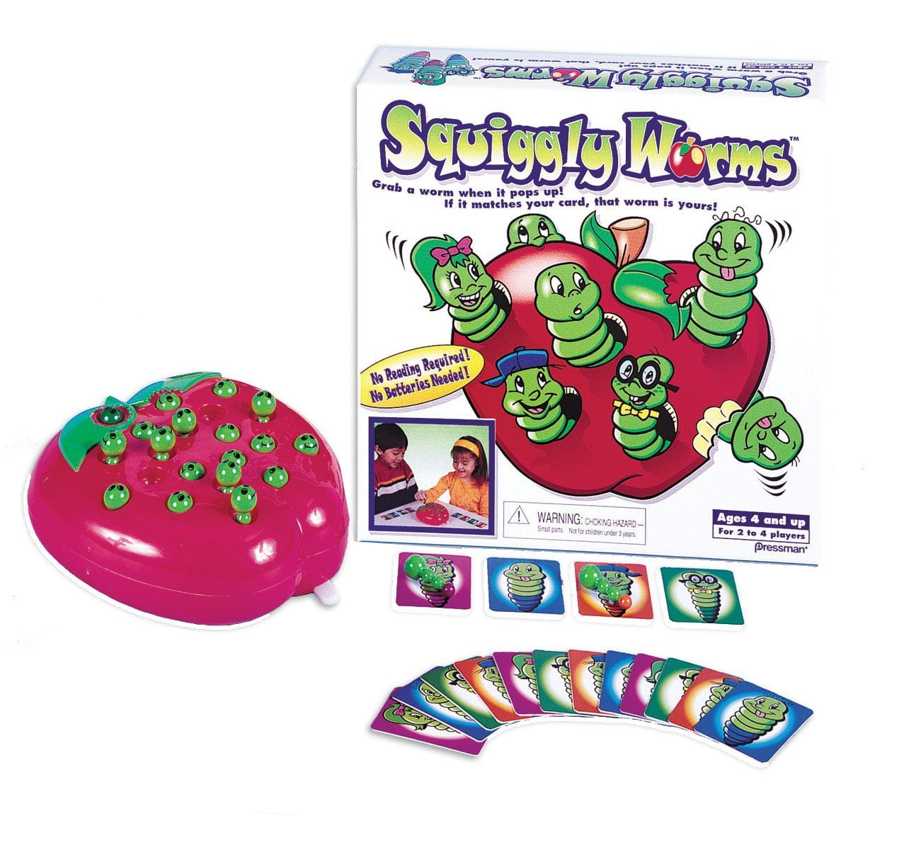 Pressman Squiggly Worms Game - Watch Out for the Worms!