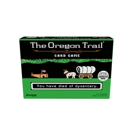 Pressman The Oregon Trail Card Game, Cooperative Gameplay, 2-6 Players, Ages 12+