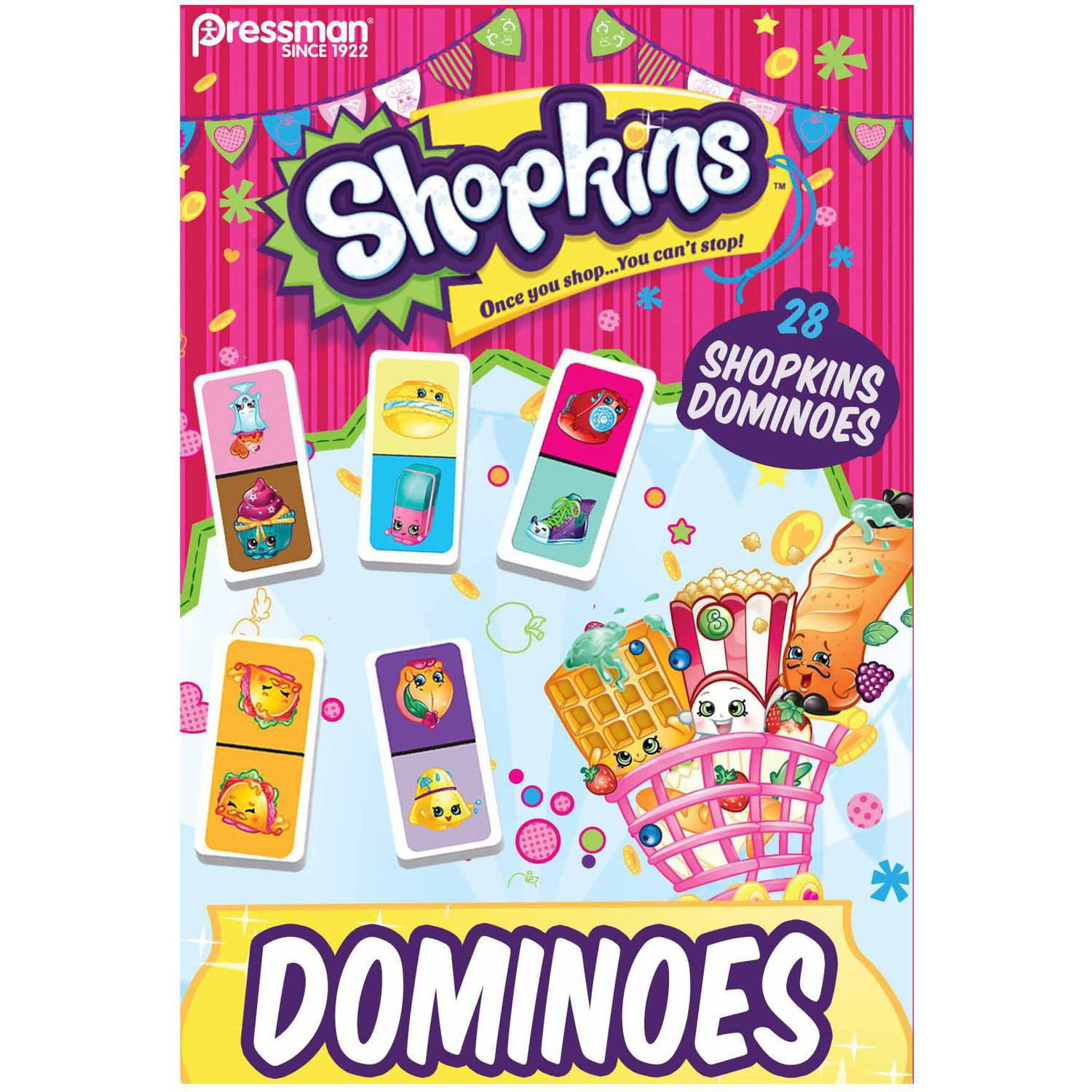 Pressman Toy Shopkins 28 Piece Urea Dominoes