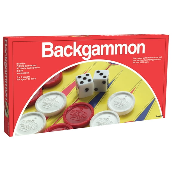 Pressman Toys - Backgammon Game With Fold Up Board