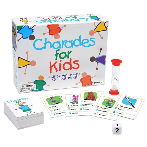 Pressman Toys Charades for Kids Game - Engaging Board Game for Children