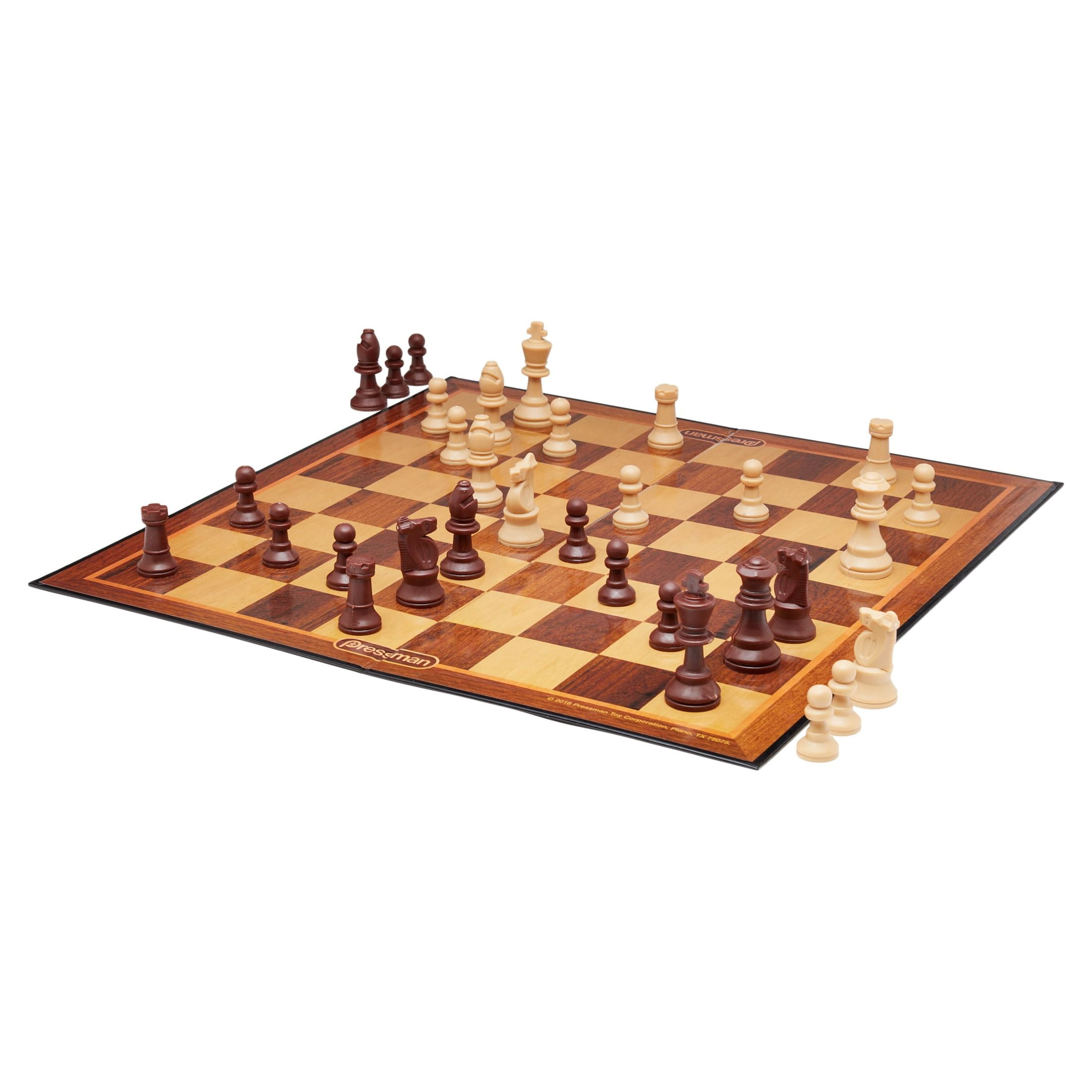 Chess with Folding Board and Full Size Chess Pieces ( Exclusive) by  Goliath