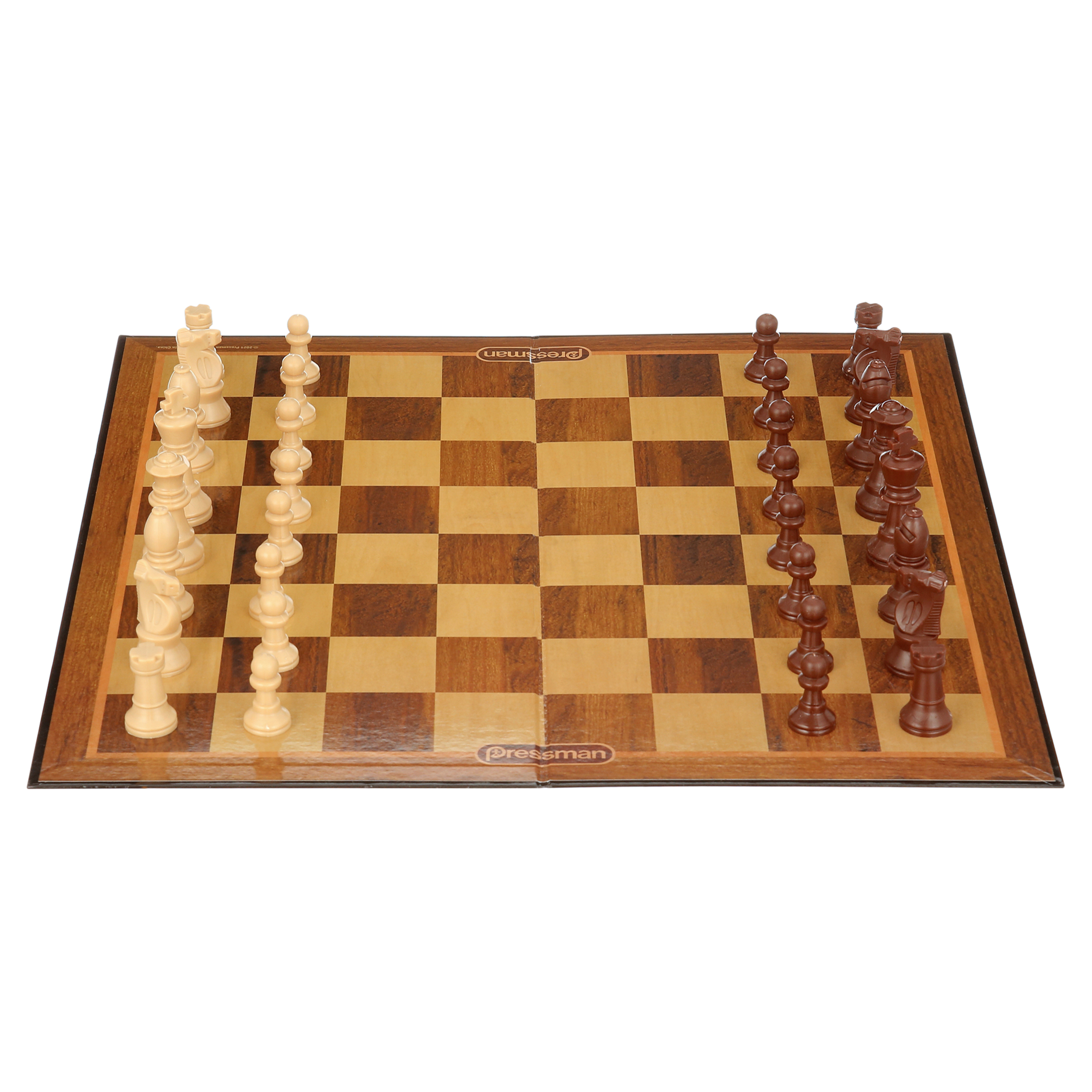 Pressman Toys - Family Classics Chess With Folding Board and Full Size Chess Pieces - image 1 of 6