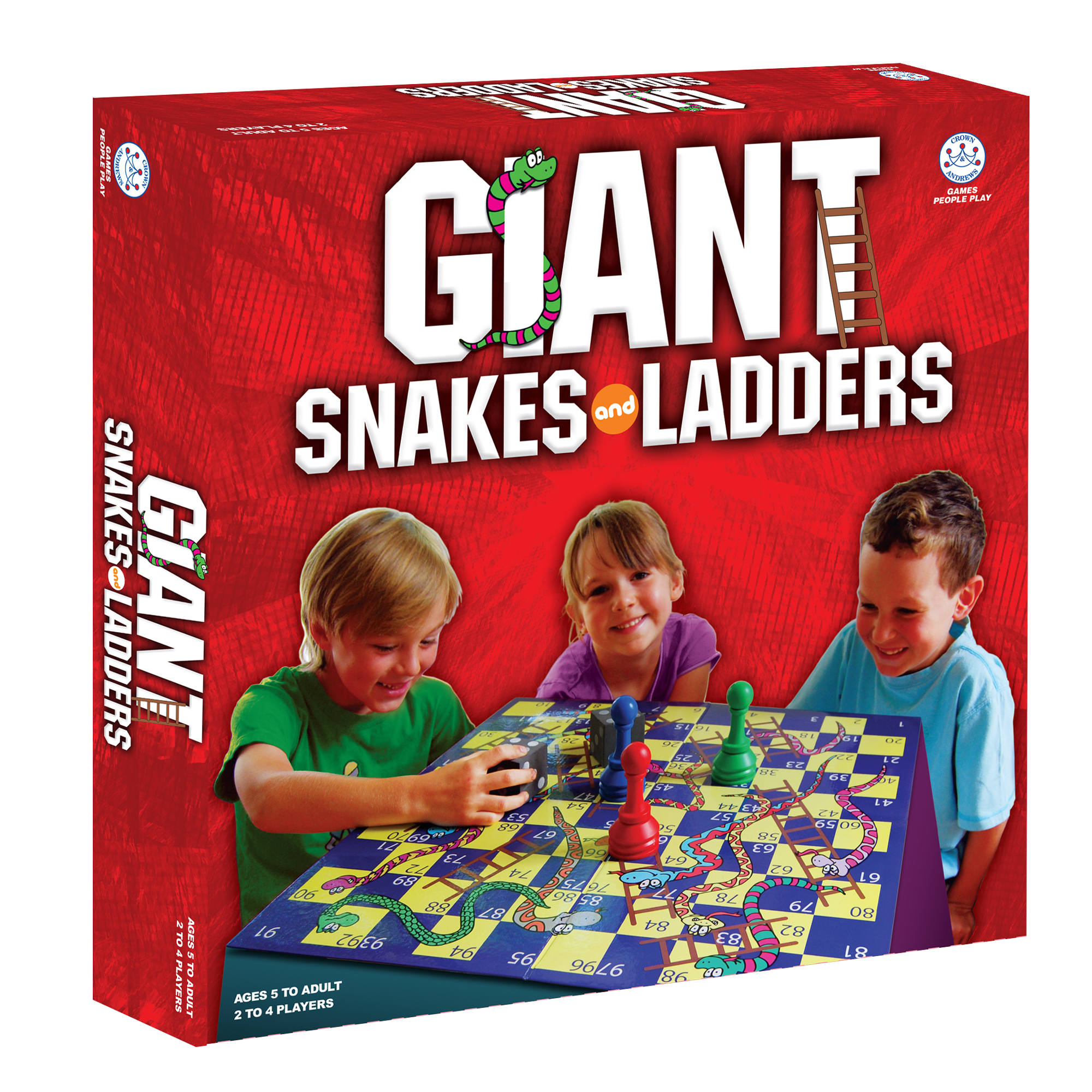 Pressman Toys - Giant Snakes and Ladders Game - image 1 of 4