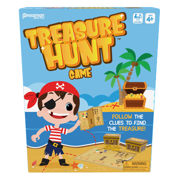 Pressman Treasure Hunt- Educational Card Game